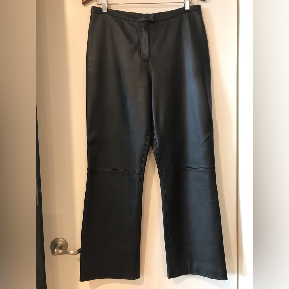 NEW! St. John pants real leather SZ 10